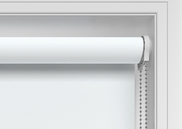Trinity (FR Blackout), Silk White - Twist&Fit Roller Blind - Image 11